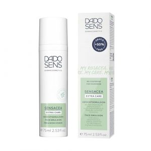 DADO SENS SENSACEA EXTRA CARE SÉmulsion faciale - Taille spéciale 75 ml - Soin spécial anti-rougeurs pour la rosacée et la couperose - Soulage les sensations de chaleur, rougeurs et démangeaisons (DadoSens, neuf)