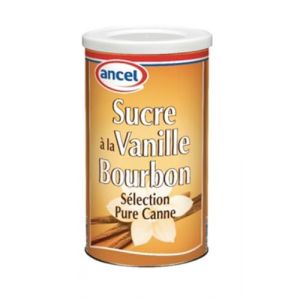 Sucre à la vanille de Bourbon ANCEL 1kg/Boite - Offres de 1, 2 et 3 Boites - Livraison Gratuite France (1 boite) (Bo Time - Direct Fabricant, neuf)