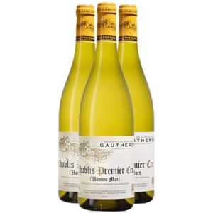 Chablis 1er Cru L'Homme Mort - Blanc 2021 - Domaine Gautheron - Grand Vin Blanc de Bourgogne (3x75cl) (e-boissons, neuf)