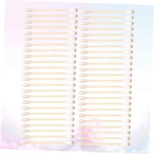 LOLIPPYY 300 pi&egrave;ces -tiges Double T&ecirc;te Coton Demaquillant pour Maquillage et Nettoyage Usage Domestique et Voyage Coton Doux et R&eacute;sistant pour Soins Peau (altituyse, neuf)
