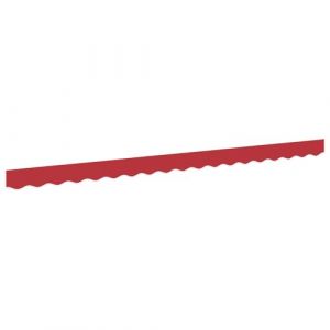 Tomostar Tissu de Remplacement de Cantonnière d’auvent, Lambrequin pour Store Toile de Remplacement Bandeau Banderole Store Banne Bande de Cadre de 4 m Rouge 3.8x0.2 m (Tomostar, neuf)