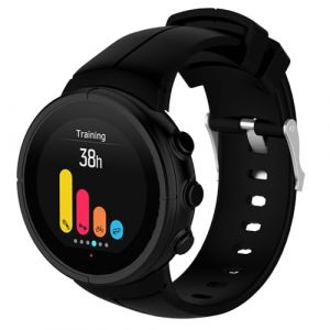 Yoktburu Bracelet pour Suunto Spartan Ultra, Silicone Bracelet de Montres Sport Strap Compatible avec Suunto Spartan Ultra Smartwatch (noir) (Yoktburu-EU, neuf)