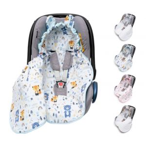 Mikos* Nid d'ange Bebe, Nid Dange Bebe, Chanceliere Bebe Cosy, Nid d'ange Bebe Cosy, Couverture Cosy Bebe, Nid Dange Cosy, Nids d'ange pour Poussettes (51) (Bleu) (Mikos-shop, neuf)