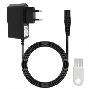 Chargeur Rasoir pour Braun, Chargeur Adaptateur Compatible avec Braun Rasoir Électrique Série 9/7/6/5/4/3/2/1, Rasoir pour braun serie cordon d'alimentation avec Brosse de Nettoyage (FuQuSheng, neuf)