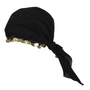 Healeved Bandeau De Costume De Danseuse Du Ventre Foulard Avec Pendentif En Pièces De Monnaie – Décoration Élégante Pour Les Danses Folkloriques Et Les Festivals (Accompany JY, neuf)