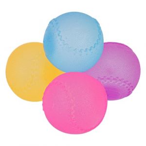 4pcs Jouets Anti-Stress &agrave; Balles, Multicolores Jouets Remplis de Maltose Durables Mont&eacute;e Lente Balle en Sucre pour l'Anxi&eacute;t&eacute; ADHD & l'Autisme Prix pour Les Salles Classe (Tennis) (ChuangYing, neuf)