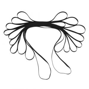 Ensemble de Courroies de Platine Vinyle 10 Pi&egrave;ces, Ceinture de Phonographe en Caoutchouc pour Lecteur de Disques CD DVD Phonographe (Lantacy, neuf)