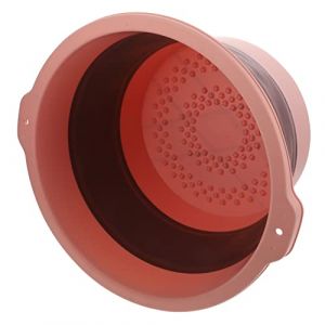 TOBBOMEY Bassin Pliable Sur&eacute;lev&eacute; pour Bain de Bac &agrave; Laver Portable Design Antid&eacute;rapant Massage Plantaire Plastique Maison et Voyage (ZKEMENG, neuf)