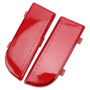 Vito Réflecteur Arrière 1 Paire Réflecteur de Pare-chocs Arrière 6398260440 Réflecteur de Lumière de Pare-chocs Arrière Gauche Droite Rouge de Remplacement pour Vito W639 2003‑2015 (Eugeeu, neuf)