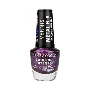 miss europe Vernis &agrave; Ongles M&eacute;tallique N&deg;6 Mauve Feline (C'est tout moi) (YALOSHOP, neuf)