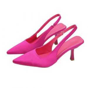 ticticlily Femme Escarpins Chaussures de Mariage &agrave; Talon Aiguille A Rose Rot 41 EU (Ticticlily, neuf)
