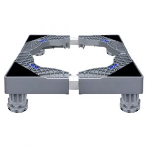 Support de lave-linge et s&egrave;che-linge, support mobile pour appareil &ndash; Base r&eacute;glable pour r&eacute;frig&eacute;rateur, pi&eacute;destaux multifonction pour lave-linge et s&egrave;che-linge pour climatiseur (ceutmelye, neuf)