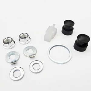 E-Bike &Eacute;crous de moyeu de moteur de v&eacute;lo - Rondelles de s&eacute;curit&eacute; pour roue de v&eacute;lo &eacute;lectrique - &Eacute;crous de verrouillage d'essieu de moteur - Vis (M12 (12 mm) (Young Wolf, neuf)