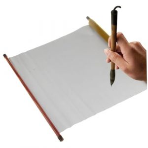 Obelunrp Papier de calligraphie chinois, 1,4x0.46m Tissu d'écriture d'eau réutilisable, papier d'eau magique rérabilité de papier d'eau, calligraphie de la calligraphie chinoise (HuiHaos, neuf)