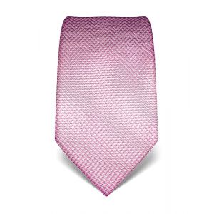 Vincenzo Boretti Cravate homme, pure soie, haute densit&eacute; de tissage, anti-t&acirc;ches, anti-salissures, hydrofuge, longue, accessoire pour la chemise et costume - motif pied-de-poule rose (Greems-Fashion, neuf)