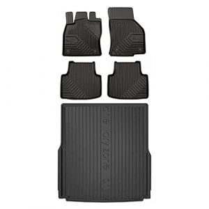 MOTOS Kit de tapis de voiture et de tapis de coffre en caoutchouc pour Volkswagen Passat B8 2014-2022 Am&eacute;liorez votre confort de voyage avec tapis antid&eacute;rapant voiture 3D- Tapis de sol voiture tous te (MOTOS EU, neuf)