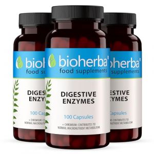 Enzymes Digestives – 300 Gélules | Avec bétaïne HCl et bromélaïne – par BIOHERBA (Bioherba Reichenbach GmbH, neuf)