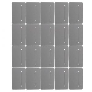 Gogogmee 20 Pi&egrave;ces Lot de 20 Coussinets R&eacute;sistants &agrave; la Chaleur pour Permanente, Tapis Isolant Thermique 11,4 X 7,5 CM en Papier pour Salon de Coiffure, Protection Cheveux et Cuir Chevelu, (Kolding Luo, neuf)