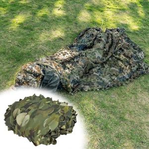 Filet de Camouflage Militaire 3x7m(9.8x23ft) Filet De Camouflage Renforcé,Filet De Camouflage Crème Solaire,Camping,Chasse,Armée,Filet D'ombrage,Léger Et Durable (QSLPLBHDLX, neuf)