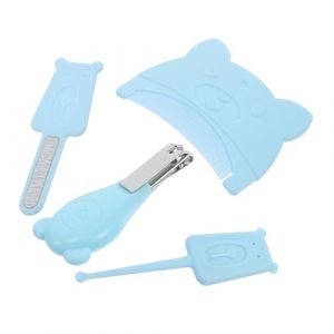 Happyyami 1Ensemble Set de Toilettage pour Coupe Ongles et Nettoyeur Oreilles Design Cartoon Kit (Liunmiao, neuf)