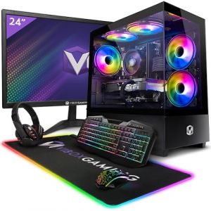 VIBOX V-212 PC Gamer Complet &bull; 23" &Eacute;cran &bull; AMD Ryzen 5 5500 4,2 GHz &bull; Nvidia RTX 5060 Ti 8 Go &bull; 16 Go RAM &bull; 1 to SSD &bull; Windows 11 &bull; WiFi (Vibox Gaming, neuf)