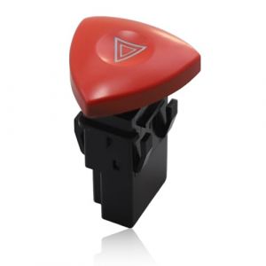 Haishine Bouton Warning Trafic, remplacement Interrupteur Feux de détresse pour Espace Laguna MK2/MK4 Vivaro, Interrupteur de feux de détresse 4 broches 8200442724 (Haishine store, neuf)