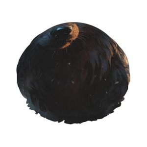 Bonnet de douche double couche pour femme, bonnet de bain élastique réutilisable, bonnet de bain fantaisie, bonnet de cheveux de loup imperméable pour femme, spa, salon de douche, bonnet de cheveux (amixiemao111, neuf)
