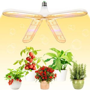Lumière végétale LED pour plantes d'intérieur, lumière de croissance végétale 200W, spectre complet 552 LED, E27/E26 Plant cultivez une lampe ampoule pour serre végétale et Plantes Intérieur légumes (FuruoEU, neuf)