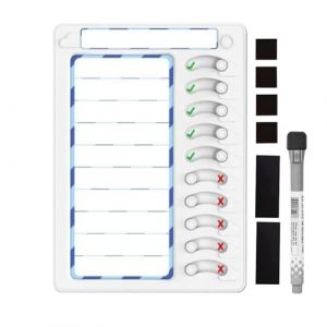 Tableau de corv&eacute;es pour enfants - Tableau de liste de contr&ocirc;le - Effacements &agrave; sec pour enfants et adultes (s-ea*(SEA), neuf)