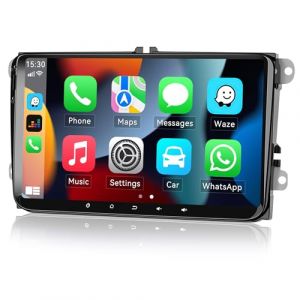 [2GB+64GB] CAMECHO Android 13 Carplay Android Auto Autoradio pour VW Golf 5 6 Polo Caddy Skoda Passat, 9 Pouces unité de tête stéréo Voiture 2 Din avec HiFi/EQ/WiFi/Bluetooth/GPS/FM/RDS/USB+Caméra (DaZhenTai DIRECT, neuf)
