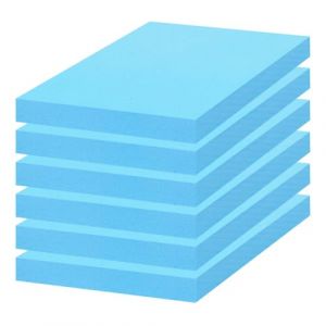 Fouvin Lot de 6 plaques en mousse rigide faites à la main - Matériau de modèle DIY - Plaque de mousse rigide bleue - Plaque de polystyrène pour modélisation de paysage (20 mm) (Fouvin, neuf)