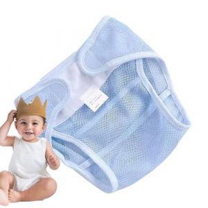Renchey Couches Lavables pour B&eacute;b&eacute; | Couches R&eacute;utilisables &Eacute;cologiques | Culottes Respirantes en Maille pour Gar&ccedil;ons &agrave; Peau Sensible Nuit Voyage Anti-Fuites (Renchey, neuf)