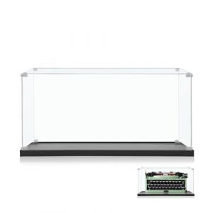 icuanuty Vitrine en acrylique pour machine à écrire Lego 21327, vitrine de rangement étanche à la poussière pour Lego 21327, pour les amateurs de Lego (vitrine uniquement), dimensions : 35 x 30 x 15 (icuanuty EU, neuf)