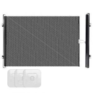 Barrière de Sécurité pour Bébé, Barrière d'escalier Rétractable, Hauteur 50cm/58cm, Extensible Jusqu'à 125 Cm, Barrière de Sécurité pour Escaliers, Portes, Couloirs Et Extérieur (OuiouiMarke(Livraison express à partir de 5 euros), neuf)