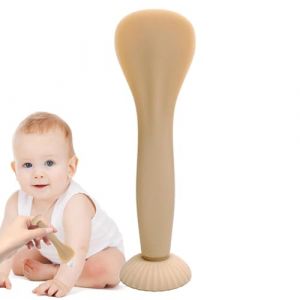 Spatule pour p&acirc;te &agrave; fesses - Spatule pour cr&egrave;me pour couches, Applicateur en silicone souple | Spatule flexible pour p&acirc;te &agrave; couches, Brosse douce pour fesses de b&eacute;b&eacute;, Accessoire de soin id&eacute;al pour une (lonyezc, neuf)