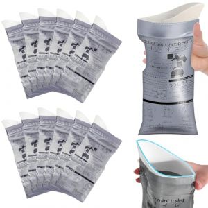 Yesimola Pisse Debout Femme 12 Pcs, Sacs à Urine 700ML, Urine Jetables, Toilette Portable Urinoir, Pisse Debout Femme, Sac Vomissement Voiture, Urinoir Homme Portable pour Camping, Voyages (WANGLIN&FOREIGNTRADE LTD, neuf)
