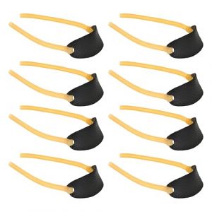 8 Pi&egrave;ces Elastique Lance Pierre, Fronde Caoutchouc Bandes &Eacute;lastiques pour Lance-pierre Convient &agrave; La Plupart Des Lance-Pierres Convient Aux Loisirs au Tir en Ext&eacute;rieur et Aux Comp&eacute;titions de Fronde (Puzhuqikeji, neuf)