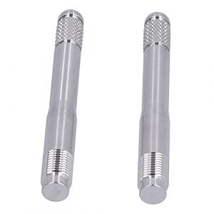 Qiilu Goupille de Suspension de Roue, 2 Pièces Goupilles D'alignement de Goujon de Roue Guide de de Roue Outil en Acier Inoxydable à Filetage M14 X 1.5 (Ruttiy, neuf)