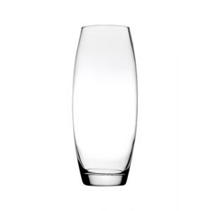 ATMOSPHERA CREATEUR D'INTERIEUR Car Bomboniere Car Vase Bombé en Verre, 26 cm de Hauteur, Transparent (WEB2O, neuf)