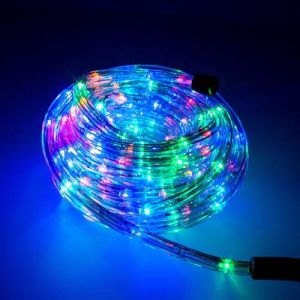 Guirlande lumineuse LED F3 - 5 m &agrave; 100 m - Rouge, vert, bleu, jaune, rose, blanc, blanc chaud, RVB - Pour l'int&eacute;rieur et l'ext&eacute;rieur (Trade Shop, neuf)