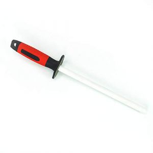 Aiguiseur/barre d'aff&ucirc;tage, 2 en 1 Diamomd/c&eacute;ramique (grain 400/1000) aff&ucirc;teur de couteau pour grossier/aff&ucirc;tage 14 pouces (OBLUESKY, neuf)