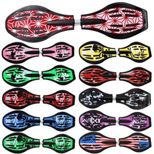 FunTomia Waveboard Roulements à billes ABEC9 avec sac (différents designs) (rouge - blanc) (S+S Sportartikel GmbH, neuf)