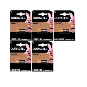 5 x Duracell MN27 27A A27 8LR732 (5 ampoules de 1 batterie) 5 piles (OK PRICE, neuf)