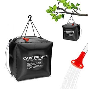 Sac de Douche Solaire Camping,Sac de Douche Solaire pour Douche de Camping,Douche de Camping Solaire,Sac de Douche Camping,Douche de Camping Portable (ZonQ, neuf)