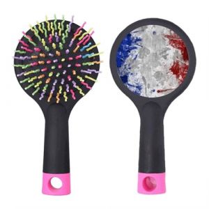 Brosse à cheveux démêlante avec coussin Base coussin drapeau France (bestchong, neuf)