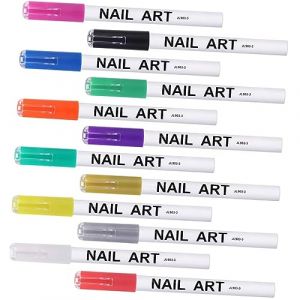 BESTYASH 12 Pi&egrave;ces Pinceaux de Nail Art Outils de DIY pour Filles de Pinceaux pour Salon et Usage Personnel (Feast of Yan, neuf)