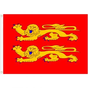 Drapeau de la Basse-Normandie Grand - Drapeau Bas-Normand 150x90 cm/5x3 ft Parade D&eacute;coration F&ecirc;te C&eacute;l&eacute;bration Coupe du Monde (WUSEYUN, neuf)