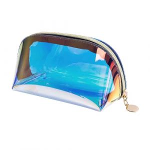 MagiDeal Trousse de maquillage holographique irisée pour femme, trousse de toilette de, de toilette pour essentiels de, sac à main, cadeau de, 18 Cm X 7.5 Cm X 9 (Grand Plaisir 360, neuf)