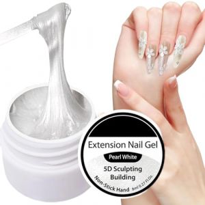 Krujecnt Gel De Modelage 3D Pour Ongles | 8ml Nacr&eacute; Non Collant | Gel Pour Design D'Ongles Avec Sculpture &Agrave; La Main - Pour Femmes D&eacute;butantes Manucuristes Vacances Anniversaire No&euml;l Mariage Rencontres (kosend, neuf)