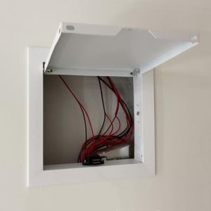 Trappe de Visite Porte D'acc&egrave;s pour Cloisons S&egrave;ches/Murales Cach&eacute;e, Panneau D'inspection Blanc pour Plomberie, Puits de Service/Bo&icirc;te &agrave; Compteurs Plaque de Recouvrement(25x50cm (10x20in)) (UPupu, neuf)